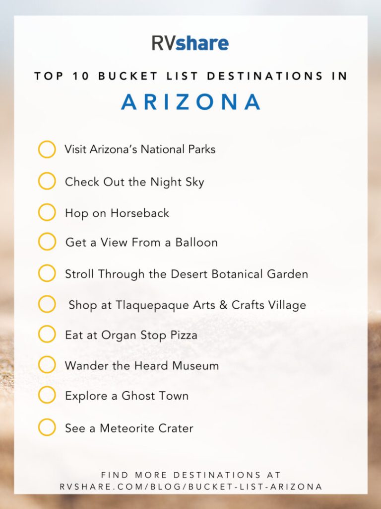 Arizona bucket list